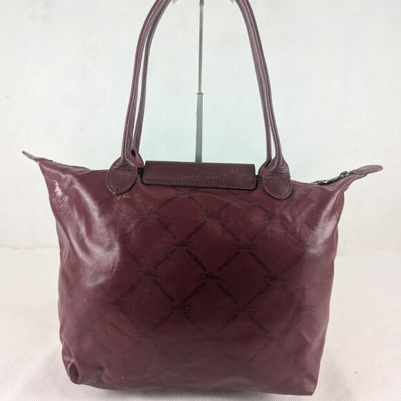 Authentic Longchamp Le Pliage Model Deposit Special Edition Red Jockey Pattern - Picture 2 of 16